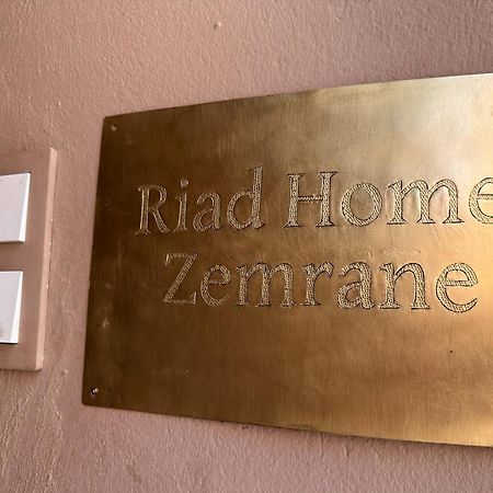 Riad Home Zemrane Marrakesh Buitenkant foto