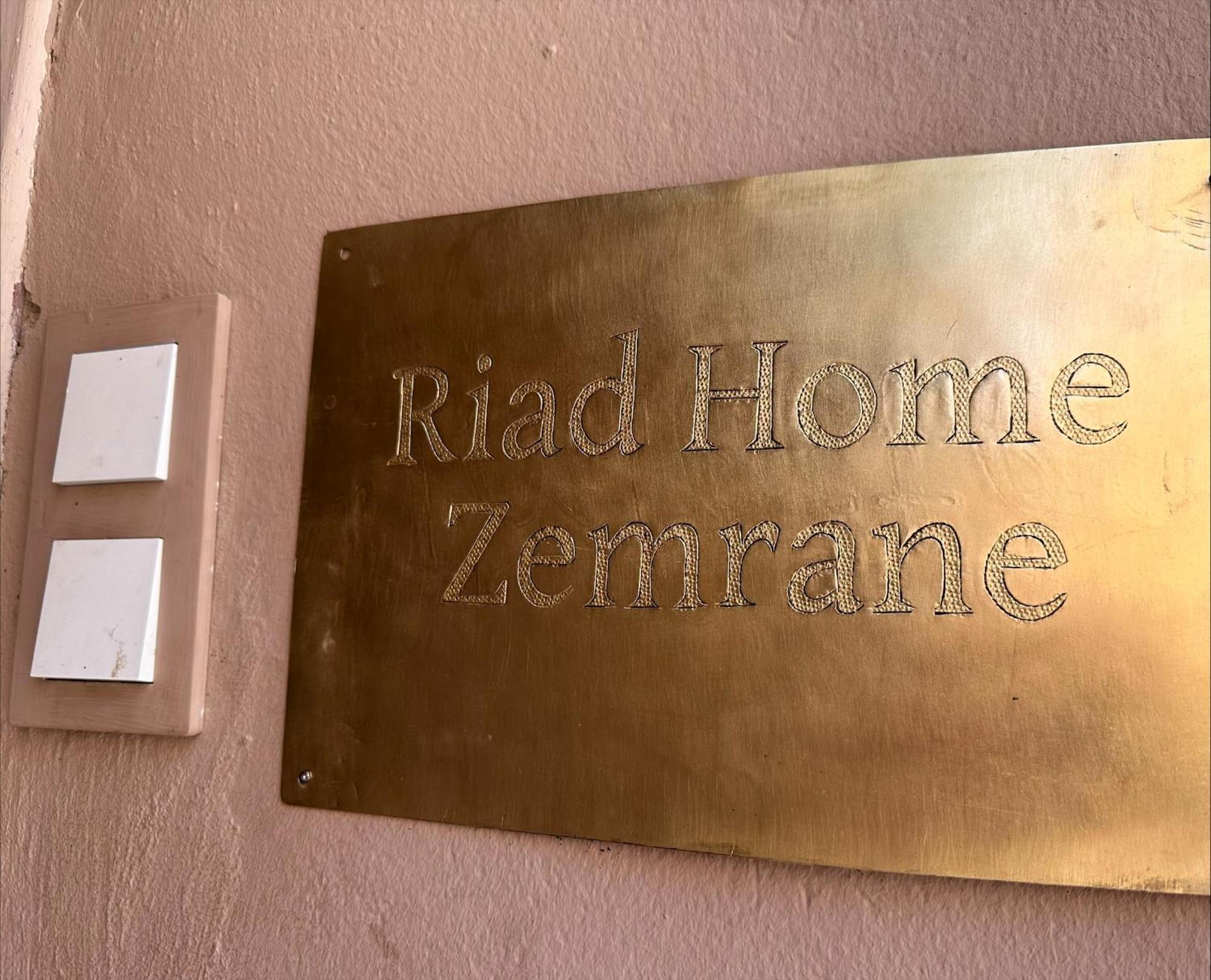 Riad Home Zemrane Marrakesh Buitenkant foto